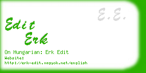 edit erk business card